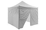Impact Canopy 10×10 Instant Pop Up Canopy Tent, Aluminum Frame, Sidewalls, 4 Weight Bags, Roller Bag, White Impact Canopy 10×10 Instant Pop Up Canopy Tent, Aluminum Frame, Sidewalls, 4 Weight Bags, Roller Bag, White
