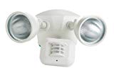 Cheap Designers Edge L6010WH 200W Halogen Motion Activated Double Bullet Flood light, 180-Degree Ecozone, White