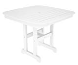 Cheap POLYWOOD NCT37WH Nautical Dining Table, 37-Inch, White