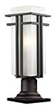 Z-Lite 550PHBR-533PM-ORBZ Outdoor Pier Mount Light, Matte Opal Shade Steel Review