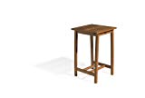 Oxford Garden Dartmoor 28-Inch Square Shorea Bar Table, Brown Umber Review