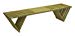 GloDea XQBC70YPAV Outdoor Bench, Avocado
