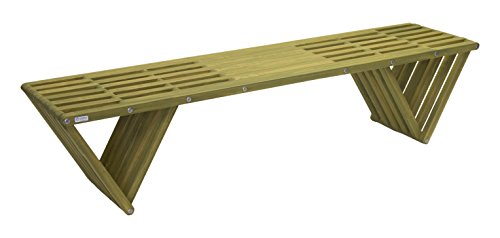 GloDea XQBC70YPAV Outdoor Bench, Avocado