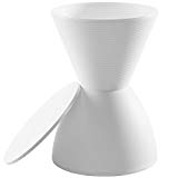 Modway Haste Contemporary Modern Hourglass Accent Stool in White Review