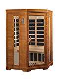 Cheap DYNAMIC SAUNAS AMZ-DYN-6225-02 Bilbao 2-Person Corner Far Infrared Sauna