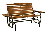 Jack Post CG-12Z Country Garden Double Glider with Trays, Bronze