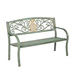 Cheap Pineapple Metal Garden Bench – 50 L x 21 W x 33.6 H – Verdigris Cheap Pineapple Metal Garden Bench – 50 L x 21 W x 33.6 H – Verdigris