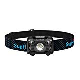 Supfire Headlamp LED Headlight 500 Lumens Cree LED Head lamp with Red light and Temperature Induction Switch,Rechargeable With USB Cable Directly,5 Modes For Camping Cycling etc,Model HL06 Review