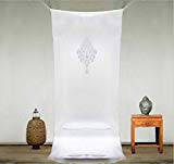 EVEN Naturals Mosquito NET for Bed Canopy, Gift, Tent for Cot, Single to Twin XL Size, Square Curtains, White Mosquito Netting with Opening, Easy Installation, Carry Bag Review