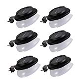 LED Gutter Lights Outdoor,SMY Upgrade Solar Gutter Lights with Adjustable Bracket, IP55 Waterproof Solar Fence Lights for Patio, Garden, Wall, Yard, Attic, Walkway (6pcs, Pure white)