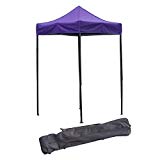 OTLIVE 5’x5′ Easy Up Canopy Commercial Event Adjustable Portable Tent w/Carry Bag (Purple) For Sale