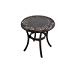 Hampton Bay APH03715K01 Niles Park 18 in. Round Cast Top Patio Side Table