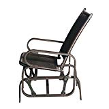 Patio Wicker Gliders, Steel Frame Rocking Chair for Outdoor Inside(Black) Review Patio Wicker Gliders, Steel Frame Rocking Chair for Outdoor Inside(Black) Review