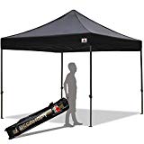 ABCCANOPY Pop up Canopy 10X10 Ft Commercial Instant Canopy Kit with Carrying Bag, 30+ colors for your choice (BLACK) For Sale