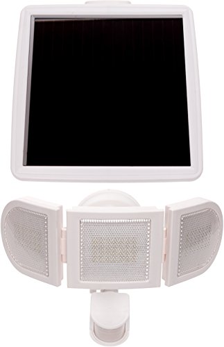 Cheap GreenLighting 1500 Lumen Triple Head PIR Solar Security Light (White)