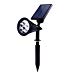 Solar Garden Lights, KAWOTI 7 LED Solar Spot Light Bright & Dark Sensing Auto On/Off in-Ground Light for The Yard Patio Lawn Landscape Lighting Outdoor Waterproof Security (Changing Color) (Colorful)