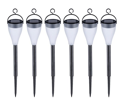 Solar Lights Outdoor Light Sensor Waterproof Lamp Color Changing,7 Colors and 3 Lighting Modes for Yard, Path, Lawn and Landscape (6pack) For Sale