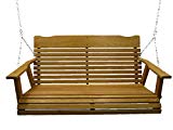 Kilmer Creek 4′ Cedar Porch Swing W/stained Finish, Amish Crafted – Includes Chain & Springs Review