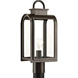 Progress Lighting P6431-108 Traditional/Casual 1-100W Med Post Lantern, Oil Rubbed Bronze For Sale