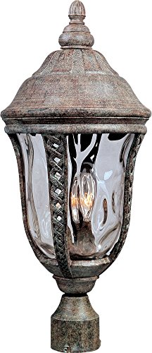 Maxim Lighting 3101WGET,Whittier Cast 3 Light Outdoor Pole/Post Lantern, Earth Tone