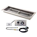 Cheap Stanbroil 30 inch Rectangular Drop-in Fire Pit Pan with Spark Ignition Kit Propane Gas Version