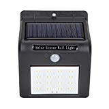 Zoeson 24 LED Solar Light Motion Sensor Night Light with Auto On & Off + 450 Lumen+ Waterproof IP64 (Black 1-pack) Review