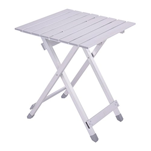 Custpromo Outdoor Portable Camping Table, Folding Picnic Table, Roll Up Aluminum Alloy Ultralight Table Supports 220lbs For Sale