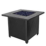 Blue Rhino Outdoor Propane Gas Fire Pit (Blue Fireglass)