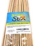 Cheap Environmentally Safe 100% Biodegradable Bamboo Roasting Sticks, Perfect for Marshmallows Hot Dogs Kebabs Sausage Biscuits Bread Bacon Eggs. 110 Pieces set extra Long 36 inches 5mm thick for safer cook