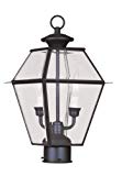 Livex Lighting 2284-07 Westover 2-Light Outdoor Post Head, Bronze Livex Lighting 2284-07 Westover 2-Light Outdoor Post Head, Bronze