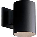Progress Lighting P5674-31 5-Inch Cylinder with Heavy Duty Aluminum Construction and Die Cast Wall Bracket Powder Coated Finish UL Listed for Wet Locations, Black, Width x 7-1/4-Inch Height Review