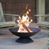 Fire Pit Iron Cast Outdoor Fireplace Wood Patio Heater Burning Backyard Bowl Round New Finish Inch Copper 30 Black For Sale