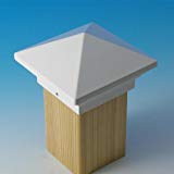 Sirius Post Cap (to match Aurora Deck Light), 3-1/2″ (4×4 wood) Post, White Review