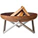 Curonian Memel Solid Steel Large Fire Pit