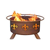 Patina Products F124 Fleur de Lis Fire Pit For Sale