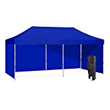 Vispronet 10×20 Blue Canopy Tent Kit – Resists up to 25mph Wind Gusts – Includes Commercial Grade Steel 10×20 Frame, Water-Resistant Top, Backwall and 2 Sidewalls, Roller bag, and Stake Kit Review Vispronet 10×20 Blue Canopy Tent Kit – Resists up to 25mph Wind Gusts – Includes Commercial Grade Steel 10×20 Frame, Water-Resistant Top, Backwall and 2 Sidewalls, Roller bag, and Stake Kit Review