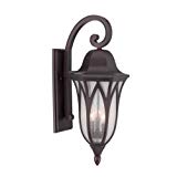 Acclaim 39822ABZ Milano Collection 3-Light Outdoor Light Fixture Wall Lantern, Architectural Bronze Acclaim 39822ABZ Milano Collection 3-Light Outdoor Light Fixture Wall Lantern, Architectural Bronze