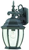 Thomas Lighting SL92297 Covington Outdoor Wall Lantern, Black For Sale