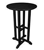 POLYWOOD RRT124BL Traditional 24″ Round Counter Table, Black Review POLYWOOD RRT124BL Traditional 24″ Round Counter Table, Black Review