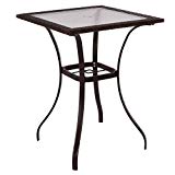 Outdoor Patio Rattan Wicker Bar Square Table Glass Top Yard Garden Furniture For Sale Outdoor Patio Rattan Wicker Bar Square Table Glass Top Yard Garden Furniture For Sale