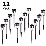 Solar Garden Lights Outdoor for Lawn,12pcs Solar Powered Pathway Light – Bright White – Landscape Light For Lawn/Patio/Yard/Walkway/Driveway Review