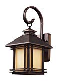 Artistic Lighting 42100/1 Blackwell 1-Light Outdoor Wall Sconce 8-Inch Width by 16-Inch Height In Hazelnut Bronze For Sale Artistic Lighting 42100/1 Blackwell 1-Light Outdoor Wall Sconce 8-Inch Width by 16-Inch Height In Hazelnut Bronze For Sale