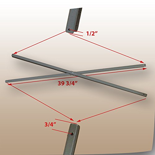 Cheap Coleman 10×10 Instant Sun Shelter Canopy & Swingwall-SIDE Truss Bars 39 3/4″ Replacement Parts