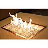 Outdoor GreatRoom Company D.I.Y. 12″ x 24″ Rectangular Crystal Fire Pit Burner Review