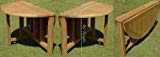 Grade-A Teak Wood 48″ Round Butterfly Dining Table #WHDT48 For Sale