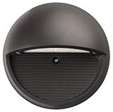 Lithonia Lighting OLSR DDB M6 Outdoor LED Step Light Round, Black Bronze For Sale