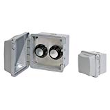 Cheap Infratech Exterior Wall Mount Dual Heat Regulator with Waterproof Cover