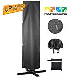Umbrella Covers,Patio Outdoor Offset Umbrella Cover Waterproof Market Parasol Covers with Zipper for 9ft to 13ft Outdoor Umbrellas Large For Sale Umbrella Covers,Patio Outdoor Offset Umbrella Cover Waterproof Market Parasol Covers with Zipper for 9ft to 13ft Outdoor Umbrellas Large For Sale