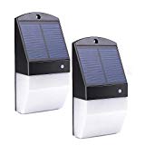 ELlight Outdoor Solar Lights, 25 LED Solar Motion Sensor Light with Radar Sensor – 180 Degree Sensing Angle, Waterproof Solar Security Light for Front Door/Outdoor Wall/Step/Back Yard/Garage