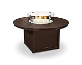 POLYWOOD Round 48″ Fire Pit Table (Mahogany) Review